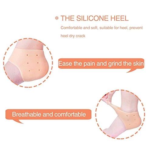 Silicone gel heel repair for cracked and dry skin. Silicone gel heel repair for cracked and dry skin.